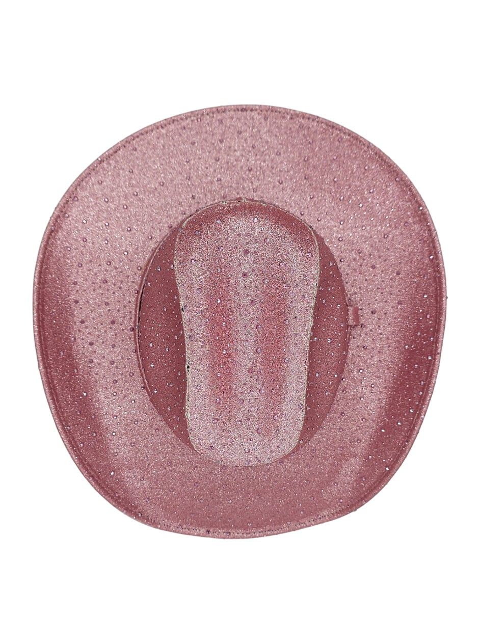Texana color pink con destello de brillos, modelo MIDNIGHT SKY.
