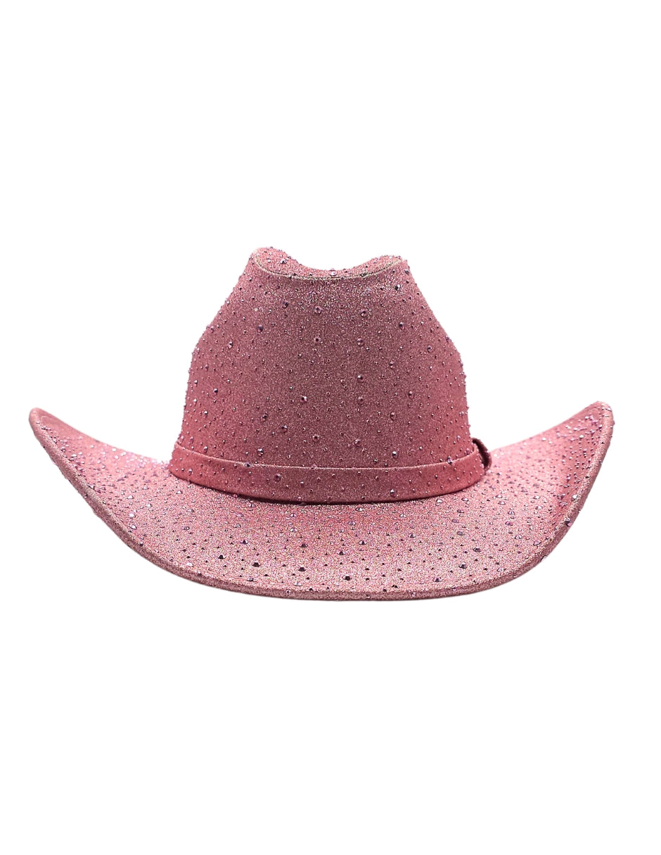 Texana color pink con destello de brillos, modelo MIDNIGHT SKY.