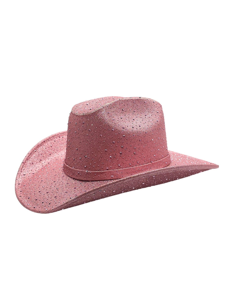 Texana color pink con destello de brillos, modelo MIDNIGHT SKY.