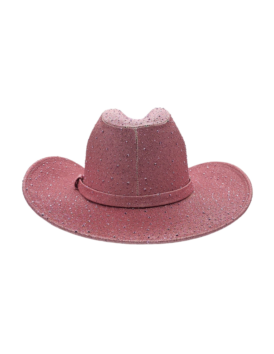 Texana color pink con destello de brillos, modelo MIDNIGHT SKY.