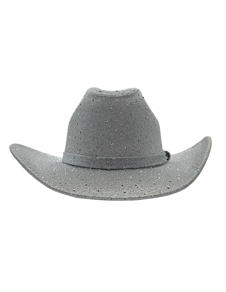 Texana color silver con destello de brillos, modelo MIDNIGHT SKY.