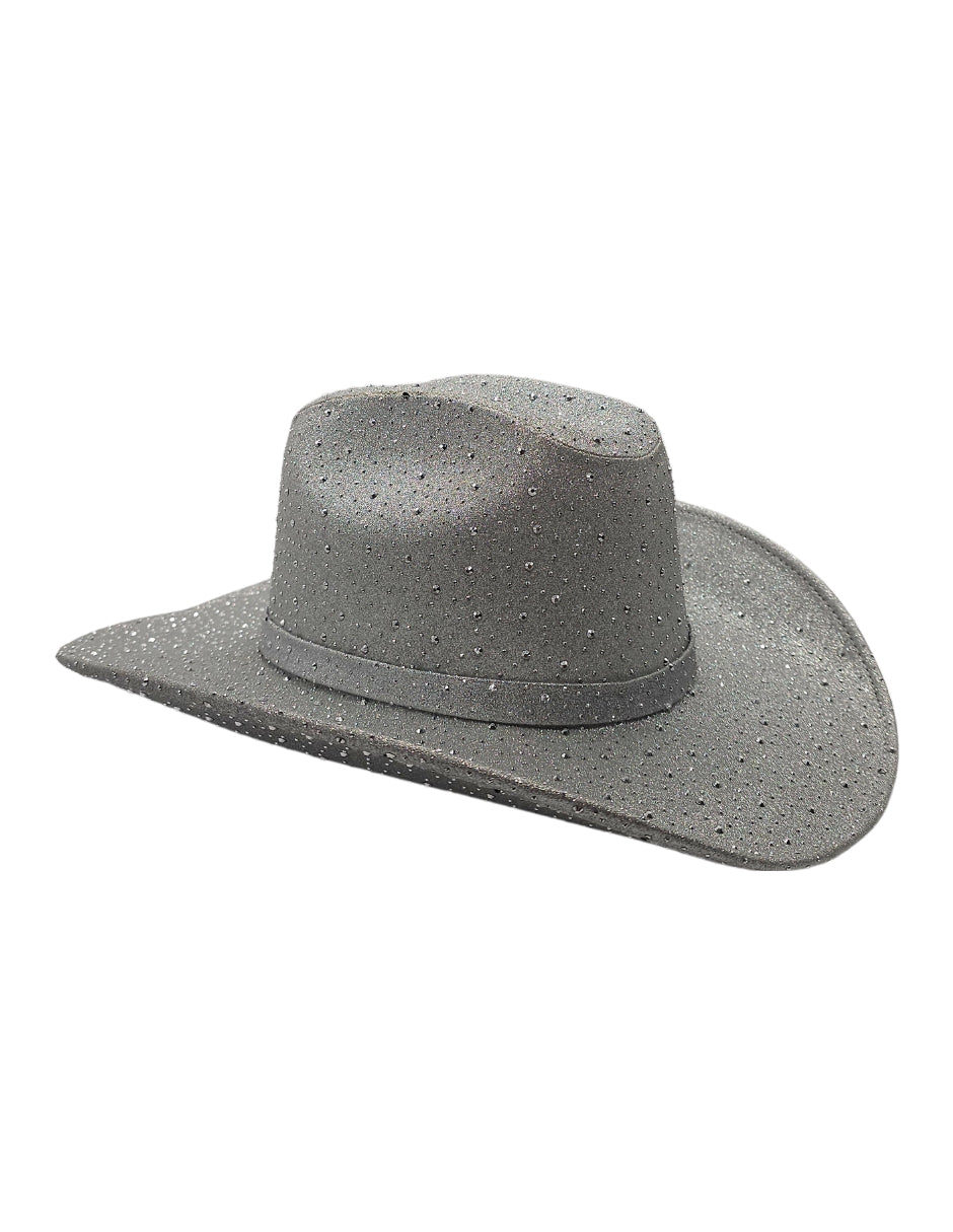 Texana color silver con destello de brillos, modelo MIDNIGHT SKY.