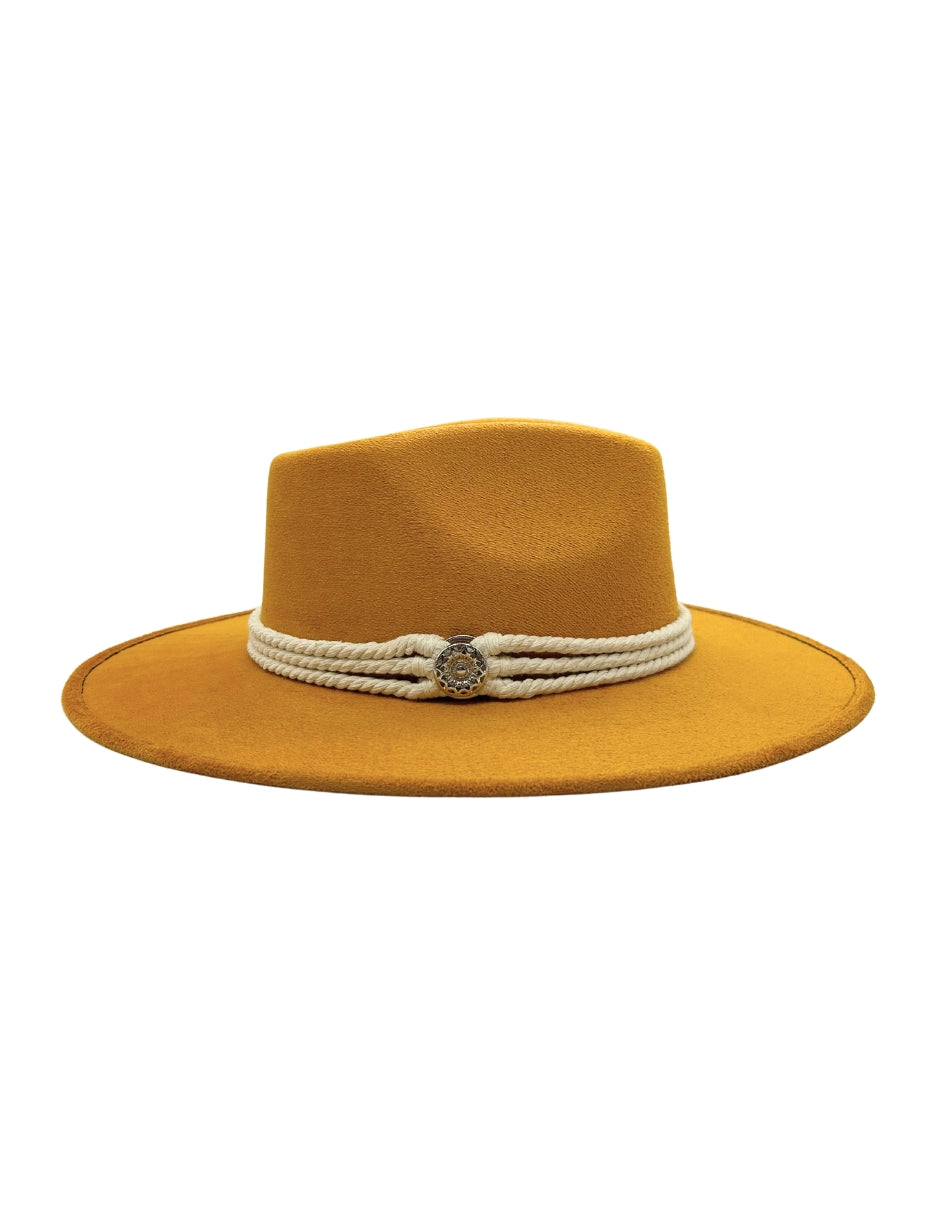 Sombrero de Autor en Color Amarillo, modelo SOFÌA.