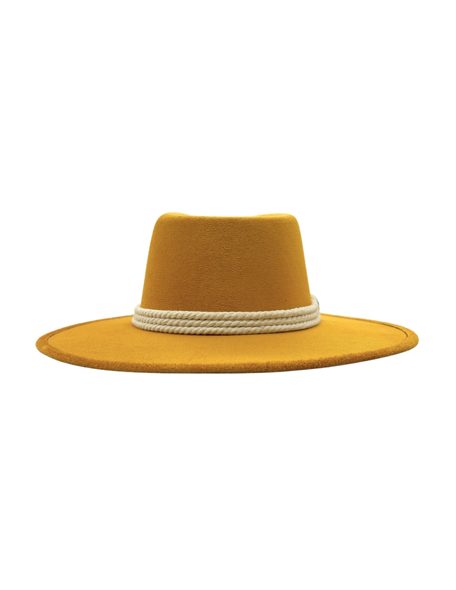 Sombrero de Autor en Color Amarillo, modelo SOFÌA.
