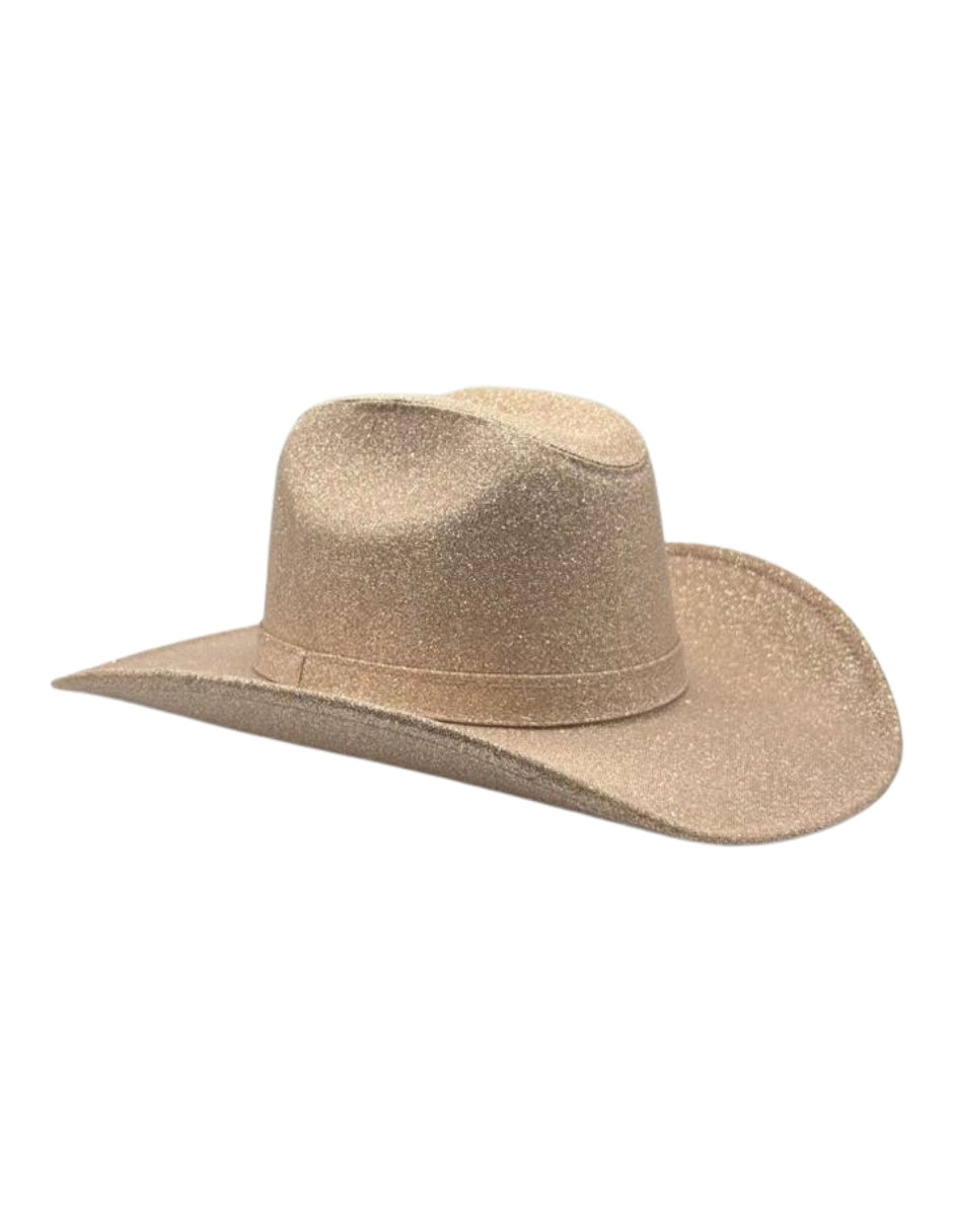 Texana Palo de Rosa Western Glam con Brillo, modelo ANDRÓMEDA.
