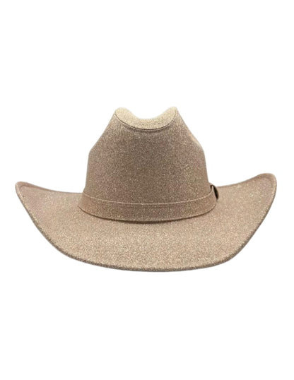 Texana Palo de Rosa Western Glam con Brillo, modelo ANDRÓMEDA.