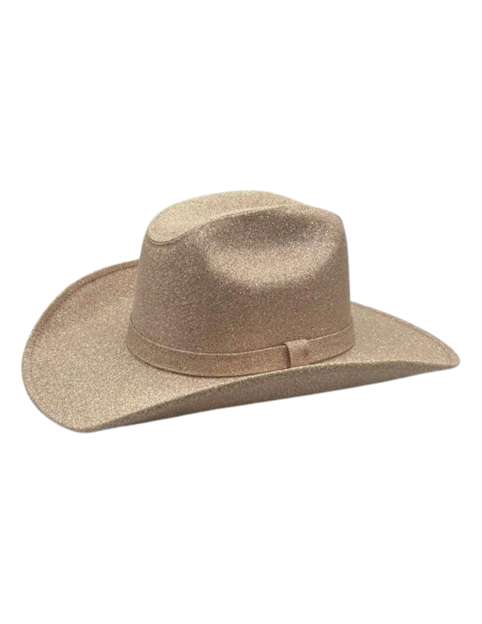 Texana Palo de Rosa Western Glam con Brillo, modelo ANDRÓMEDA.