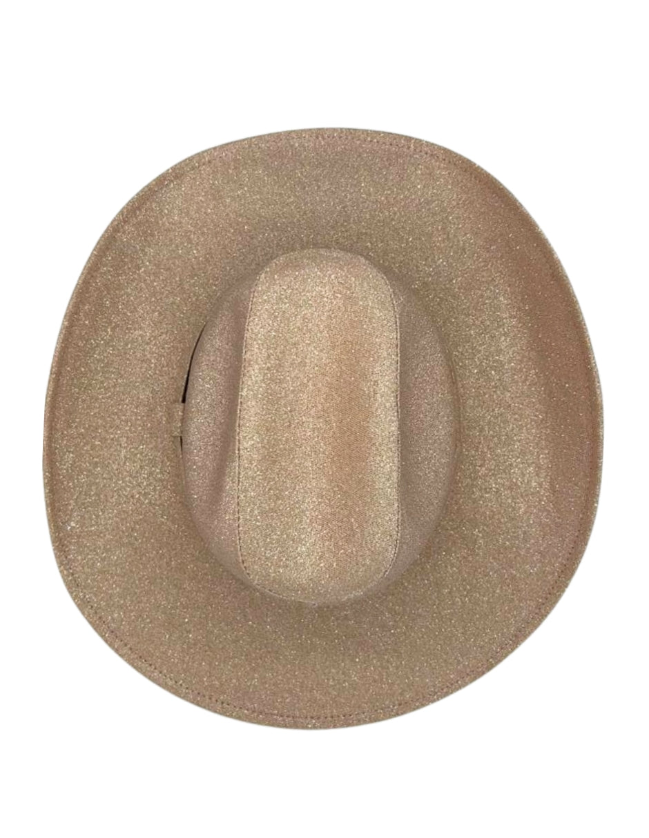 Texana Palo de Rosa Western Glam con Brillo, modelo ANDRÓMEDA.