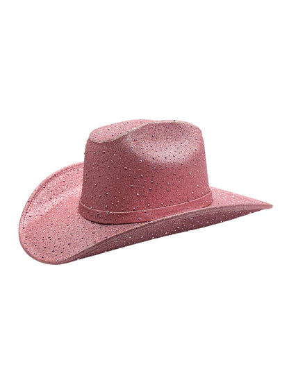 Texana color pink con destello de brillos, modelo MIDNIGHT SKY.