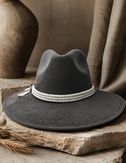 Sombrero de Autor color Gris Oxford, modelo BENJA.