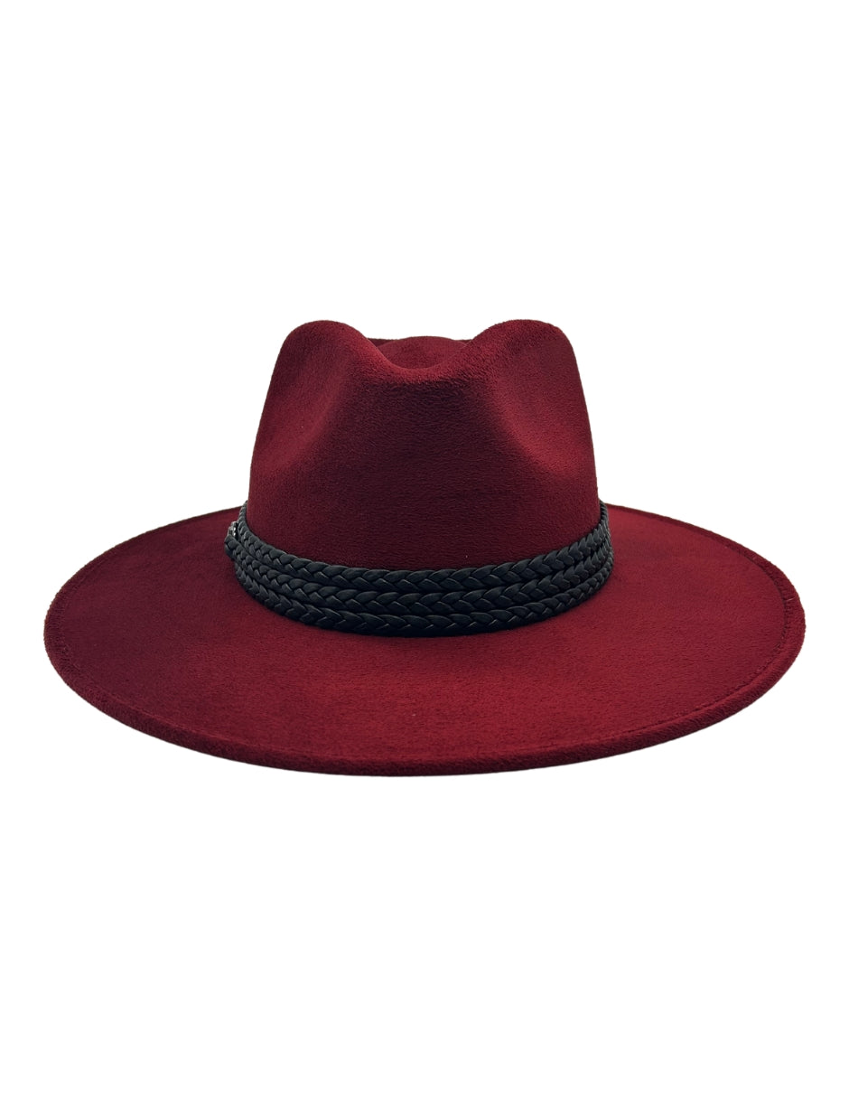 Sombrero en color vino de Autor, modelo DANTE.