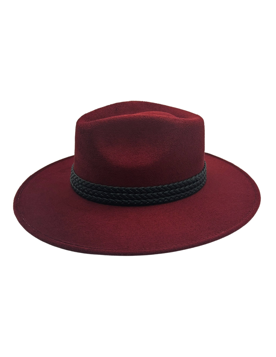 Sombrero en color vino de Autor, modelo DANTE.