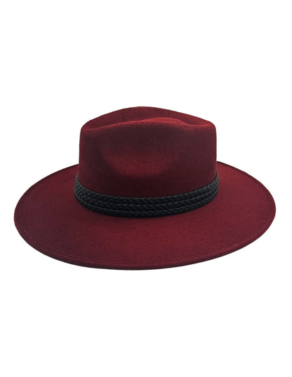 Sombrero en color vino de Autor, modelo DANTE.