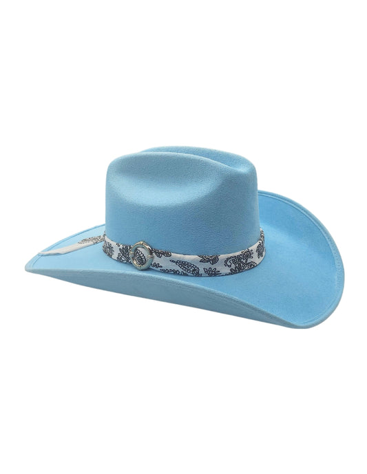 Texana Americana con toquilla personalizada, modelo LIVIE.