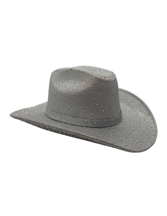 Texana color silver con destello de brillos, modelo MIDNIGHT SKY.