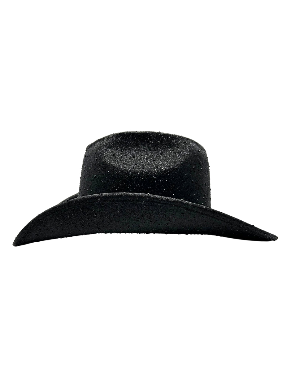 Texana color negra con destello de brillos, modelo MIDNIGHT SKY.