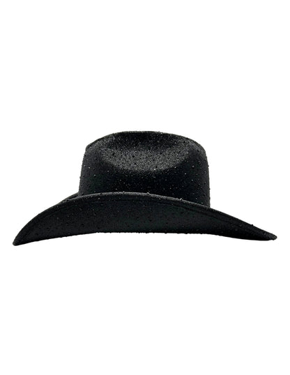 Texana color negra con destello de brillos, modelo MIDNIGHT SKY.