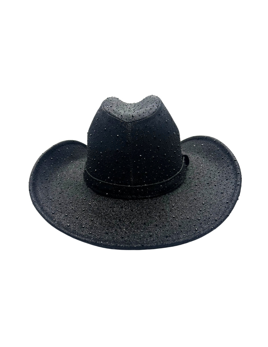 Texana color negra con destello de brillos, modelo MIDNIGHT SKY.