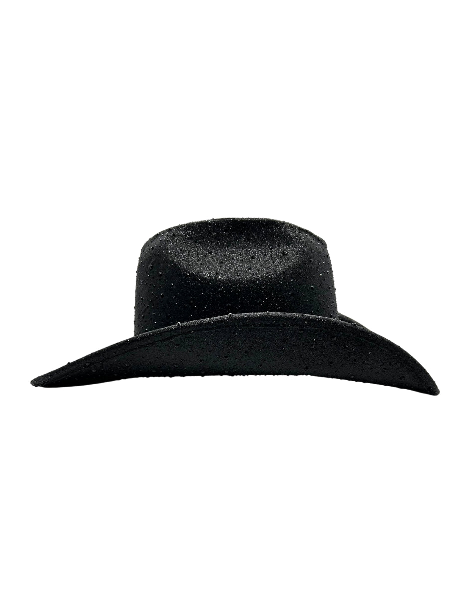 Texana color negra con destello de brillos, modelo MIDNIGHT SKY.