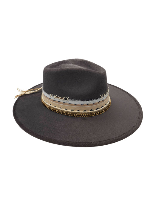 Sombrero en color Gris, diseño de Autor modelo OXFORD.