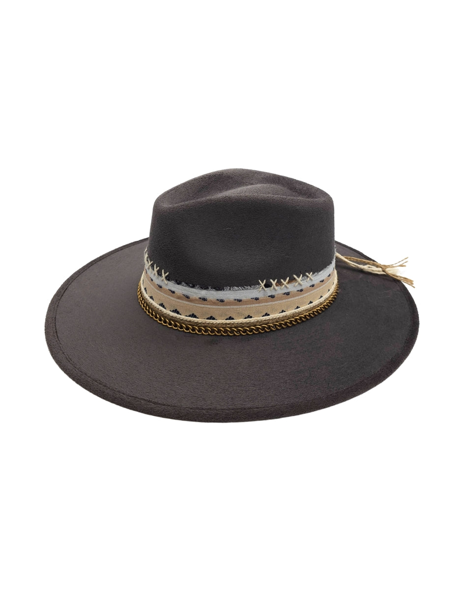 Sombrero en color Gris, diseño de Autor modelo OXFORD.