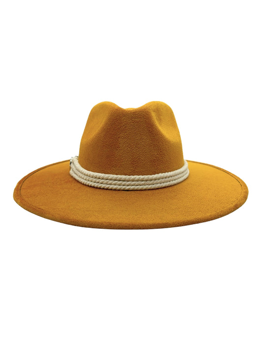 Sombrero de Autor en Color Amarillo, modelo SOFÌA.