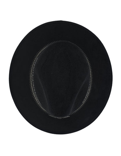 Sombrero Explorer de autor en color negro, modelo THAURUS BLACK.