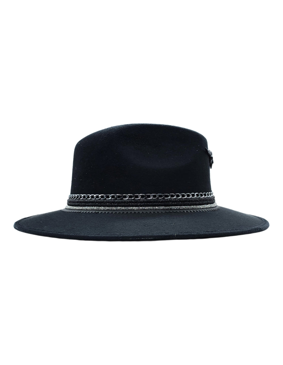 Sombrero THAURUS BLACK, Elegancia Rebelde con Horma Explorer.