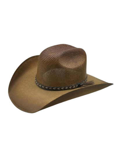 Texana De Lona con Efecto Quemado Sombrero Vaquero ITUMAR